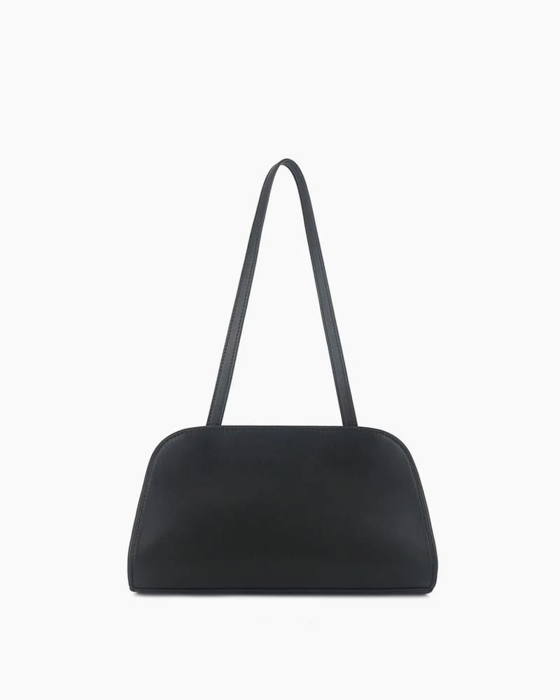 Evening Stroll Minimal Leather Shoulder Clutch