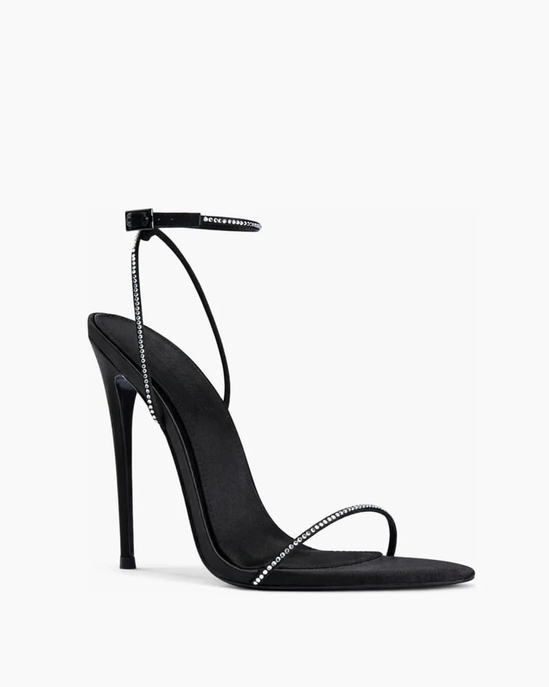 Evening Party Minimalist Stiletto Ankle Strap Sandals