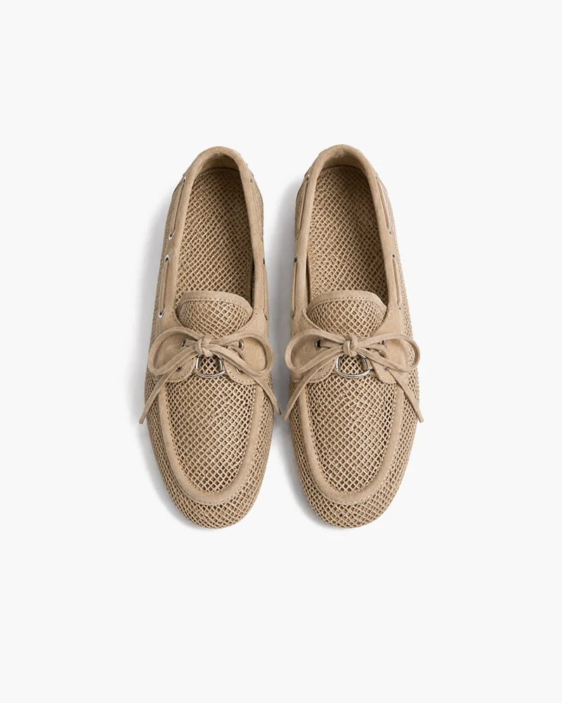 [S-Tier] Urban Coastal Leisure Mesh Suede Deck Shoes