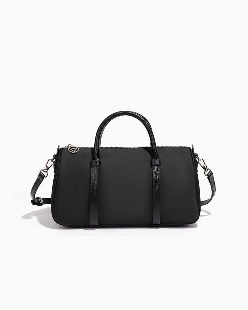 Weekend Travel Nylon Shoulder Duffel Bag With Strap