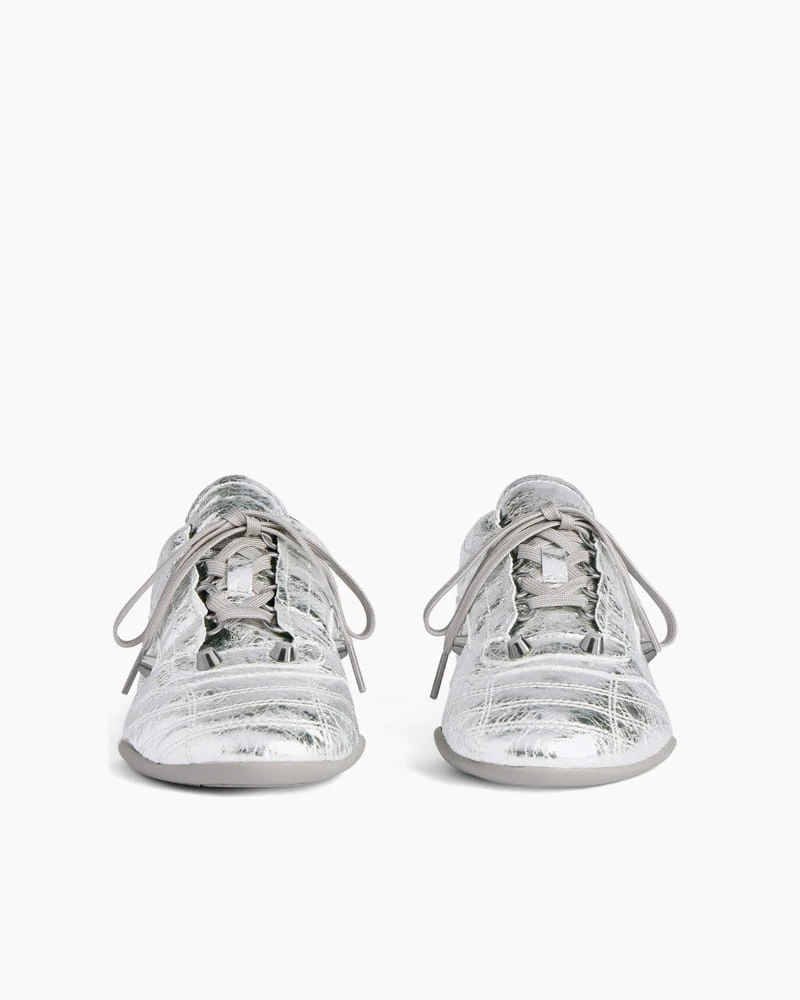 Urban Party Metallic Studded Lace Up Sneakers