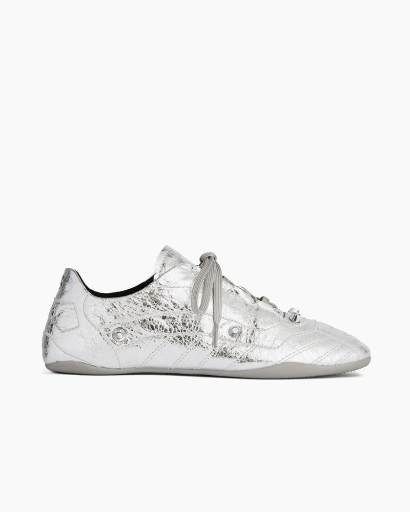 Urban Party Metallic Studded Lace Up Sneakers