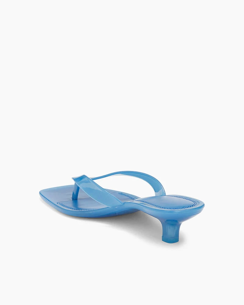 Women’s Transparent Low Heel Flip-Flop Sandals