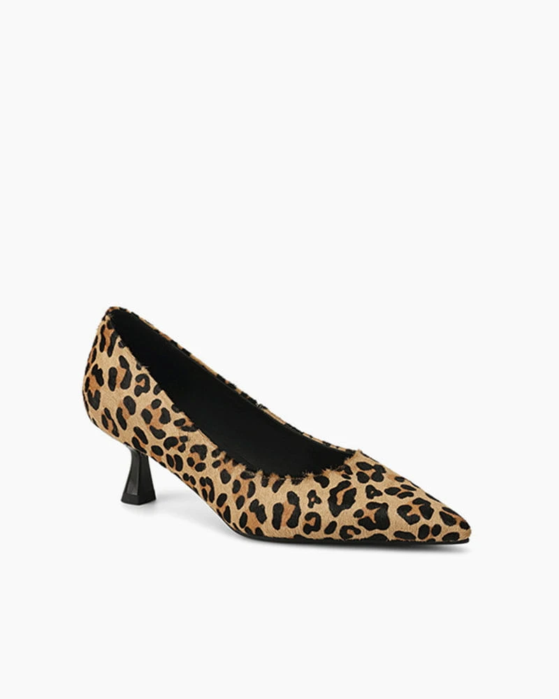 Women's Daily Office Leopard Print Heels