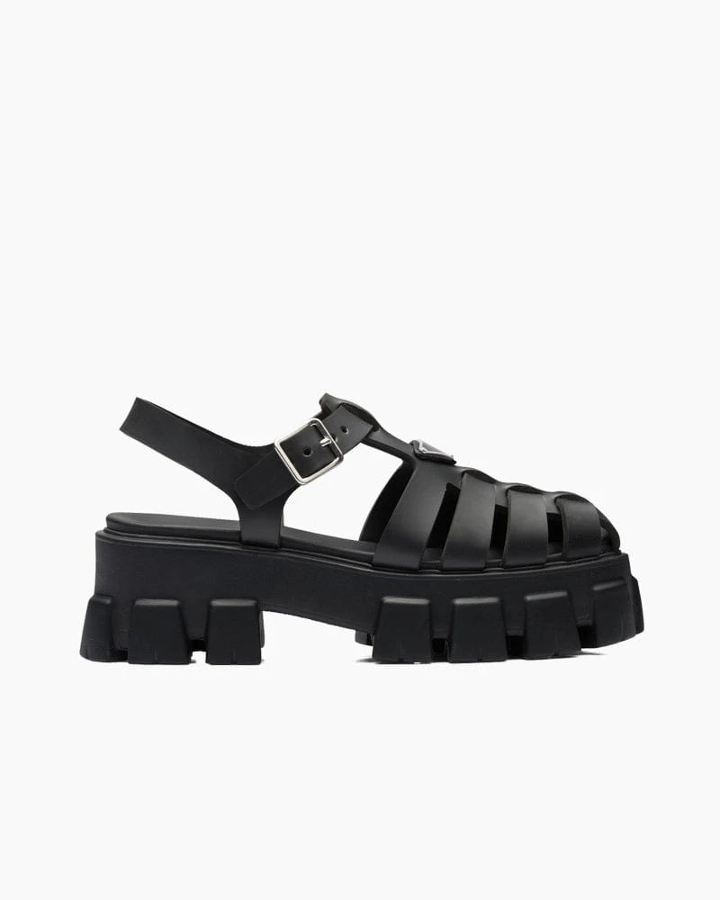 Womens Urban Minimalist Chunky Platform Sandals