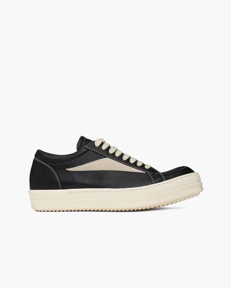 Men's Weekend Outing Black White Vintage Sneakers
