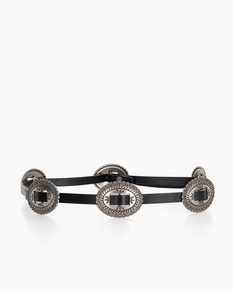 Women's Vegan Leather  Skinny Belt Belts