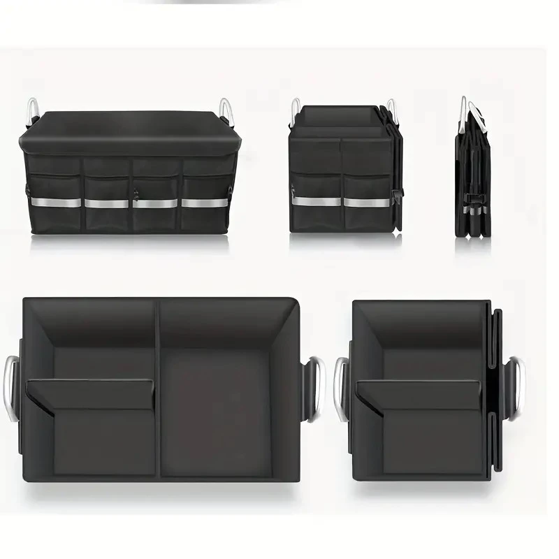 Foldable Oxford Cloth Car Trunk Organizer, Auto Boot Storage Box, Vehicle Storage Accessories, Ready to Ship