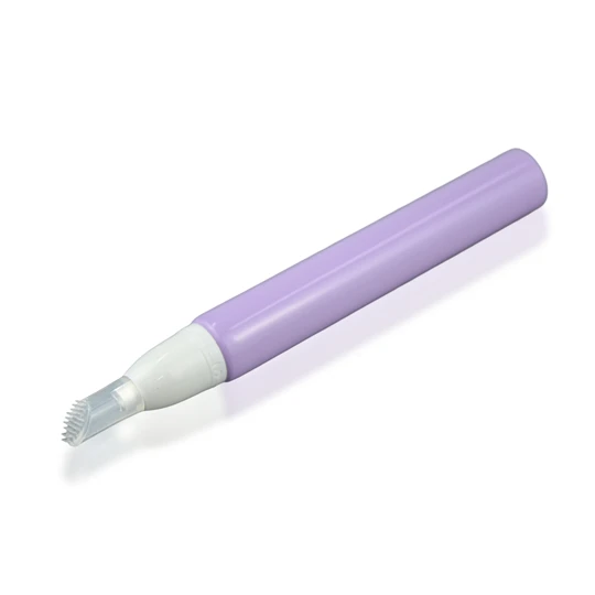 K190110-D19mm soft Silicone brush  Tip Tube with Screw Cap