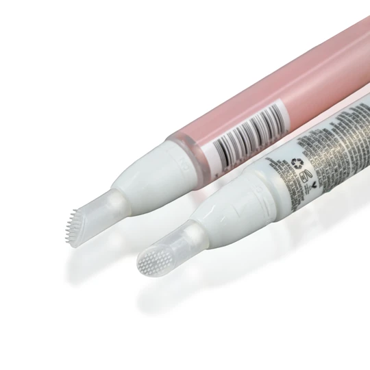 K190110-D19mm soft Silicone brush  Tip Tube with Screw Cap