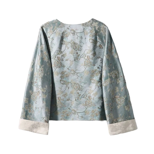 New Chinese Style Jacquard Coat