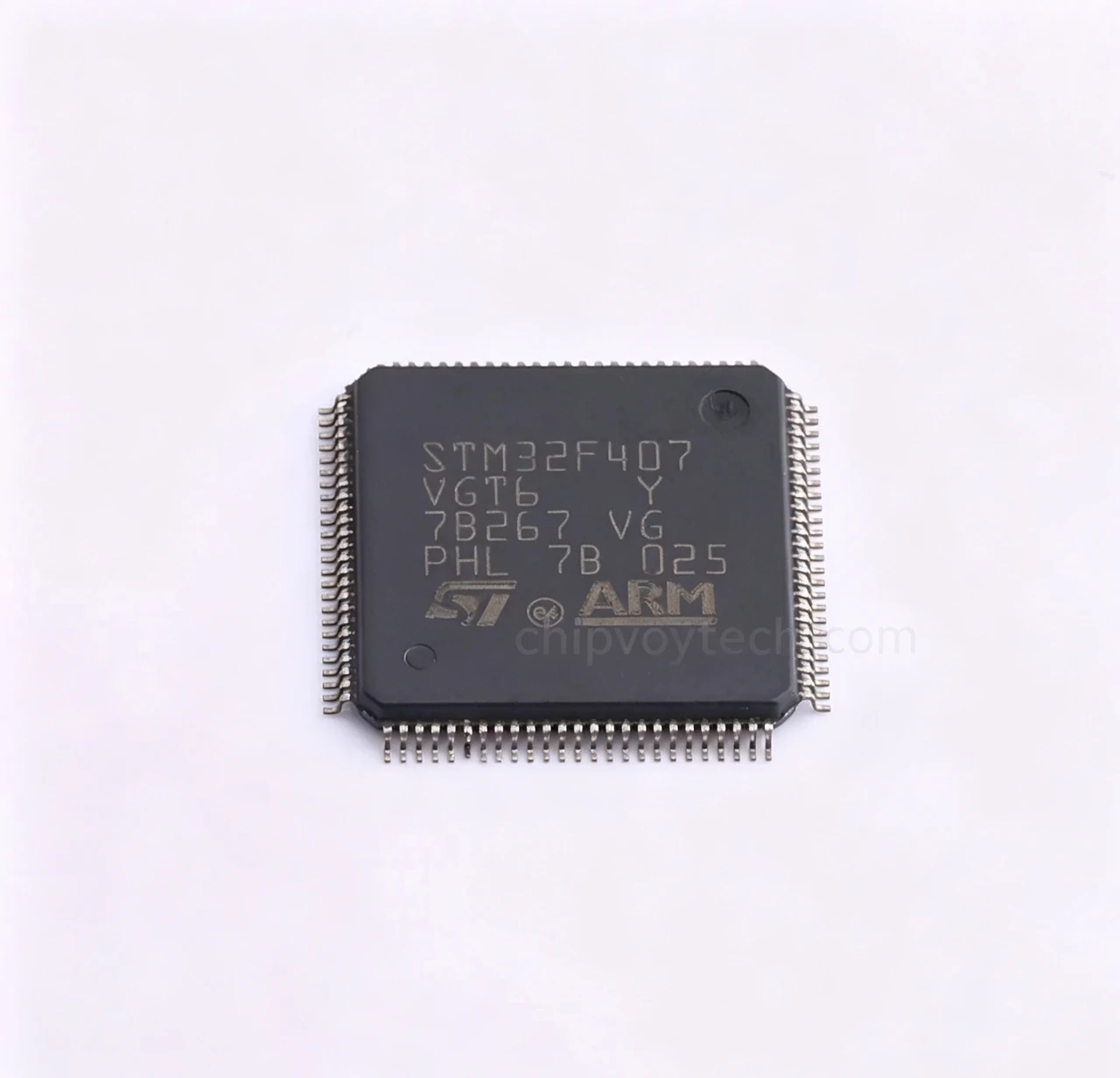 STM32F407VGT6 LQFP-100 32-bit Microcontroller ARM Cortex-M4 168MHz 1MB Flash Industrial MCU Chip