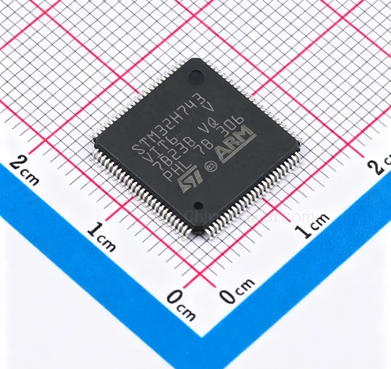 STM32H743VIT6 STMicroelectronics MCU Arm Cortex‑M7 480MHz LQFP100 32‑Bit Embedded Microcontroller IC