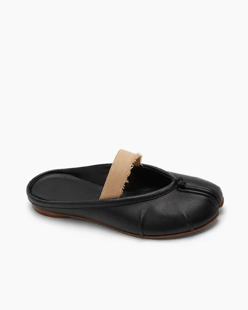 Chic Evening Tabi Open Back Mules
