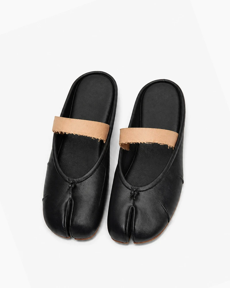 Chic Evening Tabi Open Back Mules