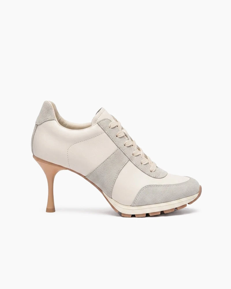 Women's Suede Panels GAT High-Heel Sneaker