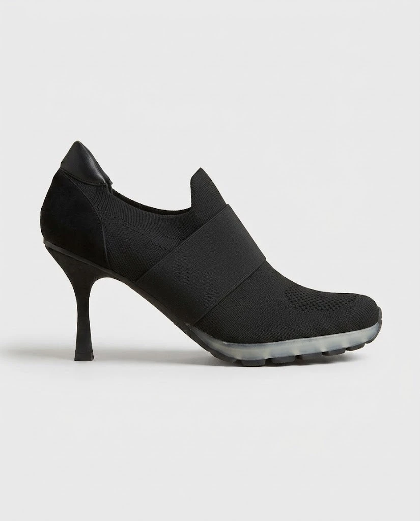 Women's Elastic Band Dynamic Knit Sport Sole Stilettos