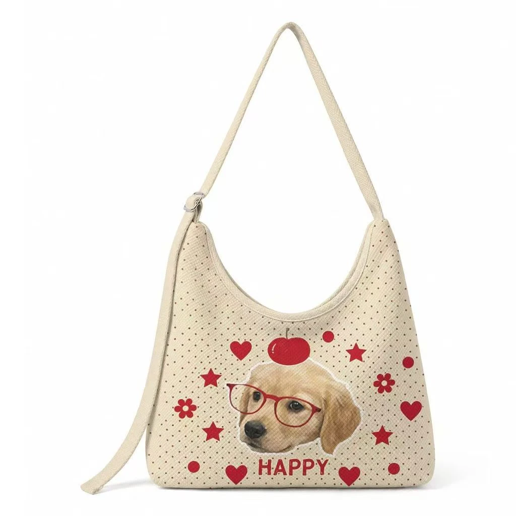 Custom Pet Photo Shoulder Bag