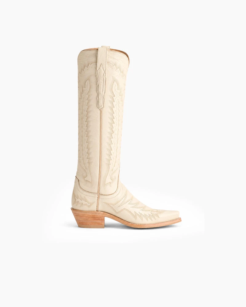 Vintage Western Embroidered Leather Cowboy Boots
