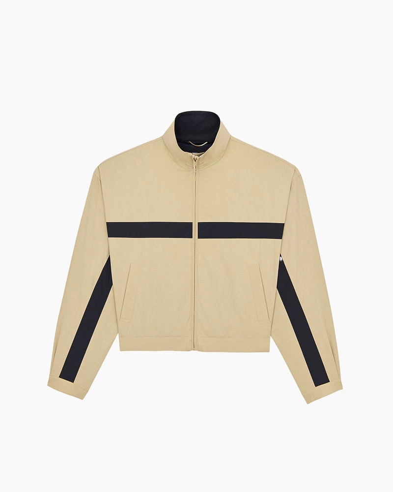 City Weekend Cotton Contrast Stripe Track Jacket