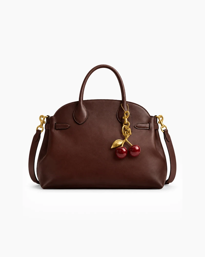Everyday Domed Leather Satchel
