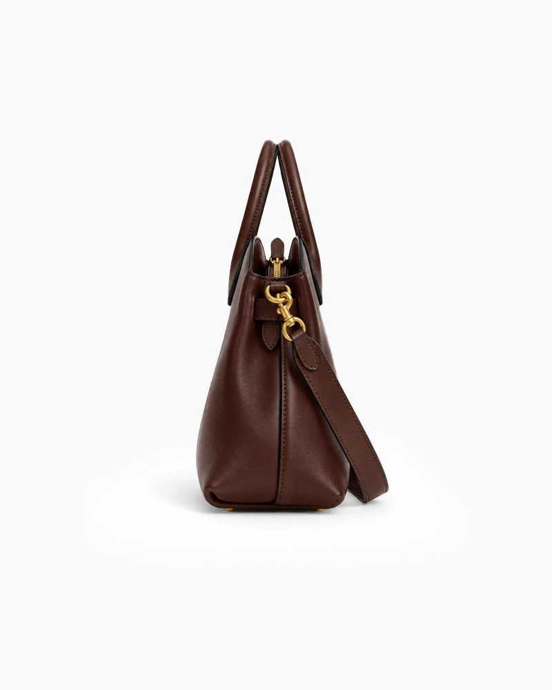 Everyday Domed Leather Satchel