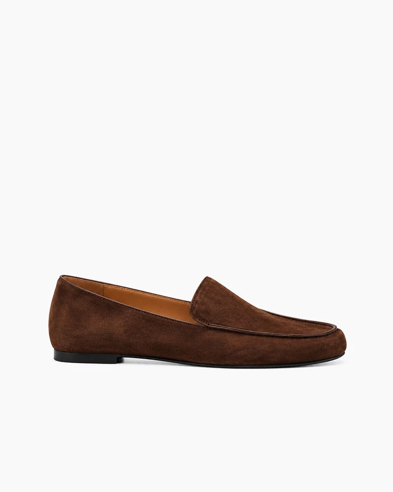 Women's Timeless Suede Minimalist Penny Loafers